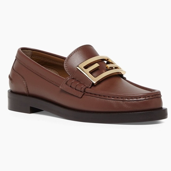 Fendi Women’s Baguette Acorn Leather Loafers Size 36/6 - Picture 1 of 11